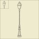 Lampadaire Place des Vosges 3 2m71 Rouille Roger Pradier