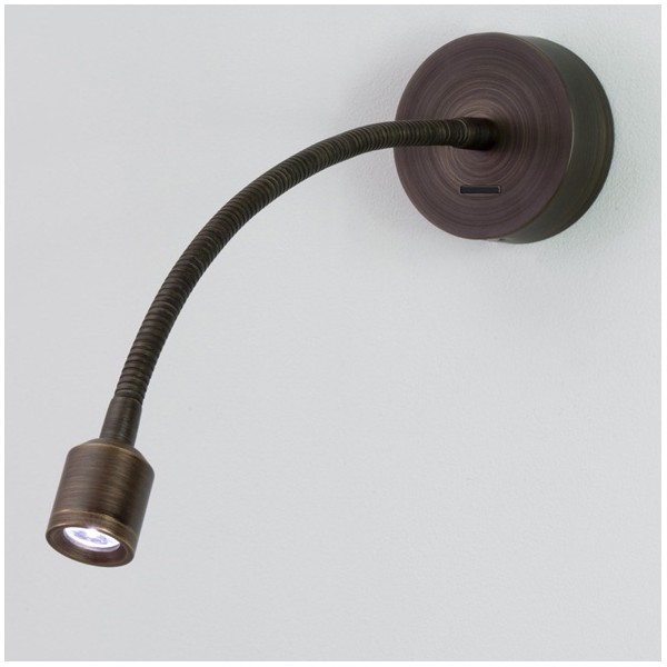 Applique murale LED Fosso bronze avec interrupteur Astro Lighting