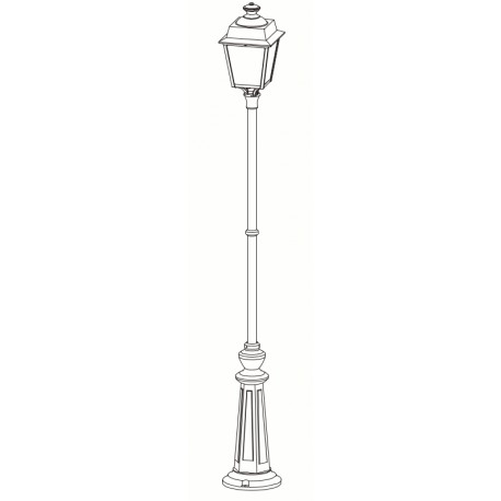 lampadaire en anglais