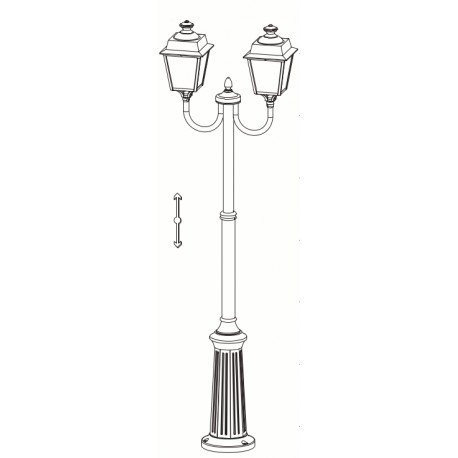 lampadaire en anglais