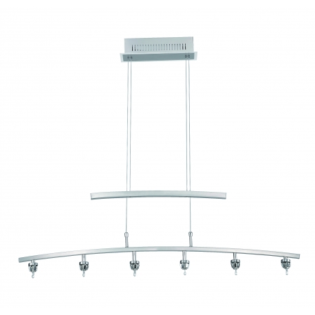 Suspension 'Monte et Baisse' 6 lumières M6-Licht Micro3 Fischer Leuchten