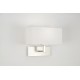 Applique murale Park Lane nickel mat avec abat-jour blanc Astro Lighting