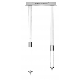 Suspension 'Monte et Baisse' 2 lumières Fischer Leuchten M6-Licht Medium