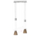 Suspension 'Monte et Baisse' 2 lumières M6-Licht Medium Fischer Leuchten