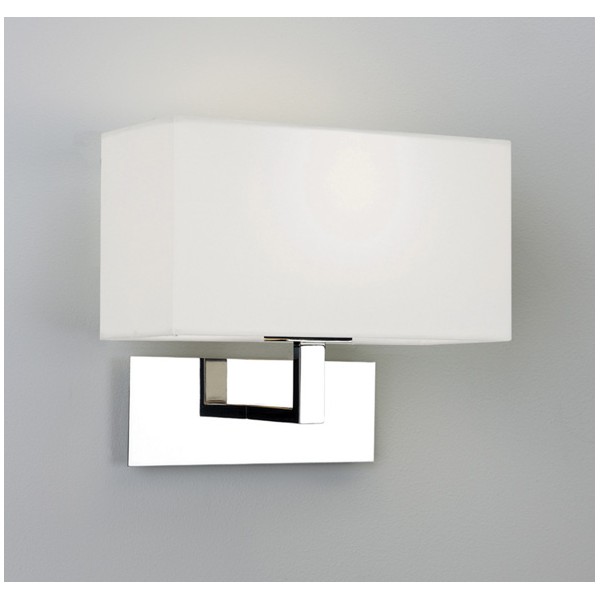 Applique murale Park Lane chrome avec abat-jour blanc Astro Lighting