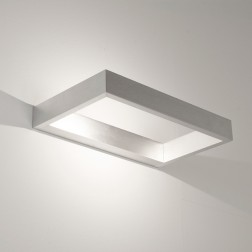 Applique murale LED D-light aluminium brossé