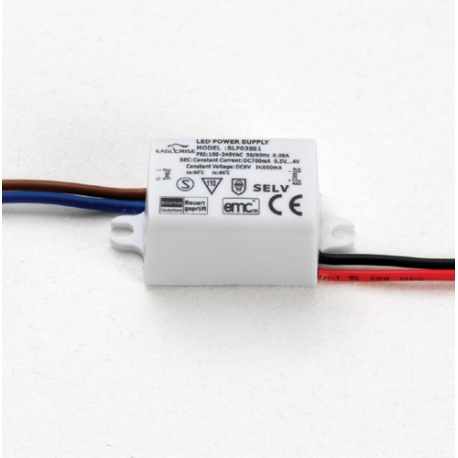 Driver LED 350mA 1.2W ou 3x1W Non dimmable Astro Lighting