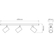 Barre de spots en saillie Ascoli triple Astro Lighting